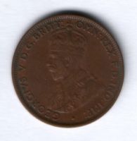 1/2 пенни 1929 г. Австралия