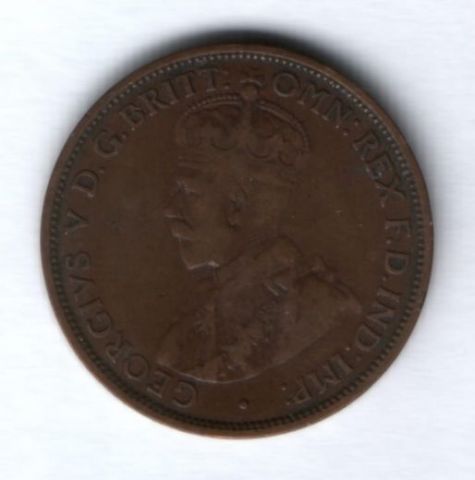 1/2 пенни 1916 г. Австралия