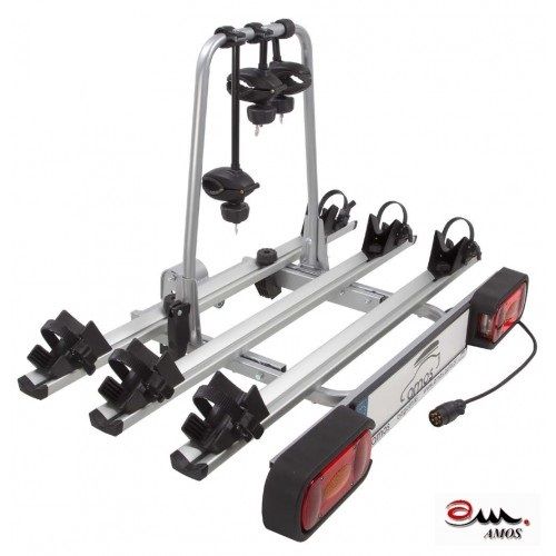 Велоплатформа AMOS GIRO-3 для перевозки 3-ех велосипедов на фаркоп