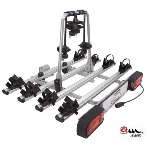 Велоплатформа AMOS GIRO-4 для перевозки 4-ех велосипедов на фаркоп