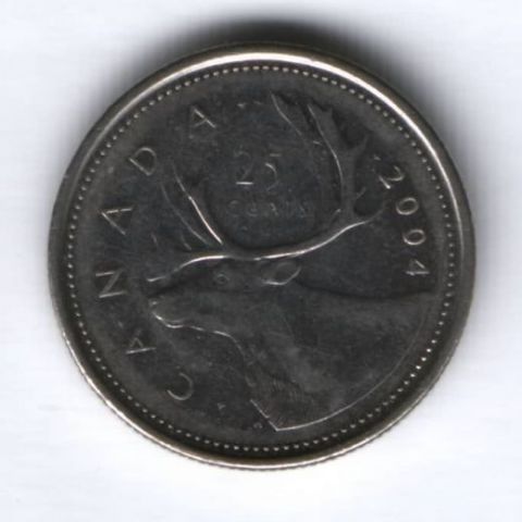 25 центов 2004 г. Канада