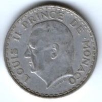5 франков 1945 г. Монако