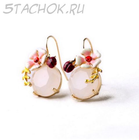 Серьги "Полянка"