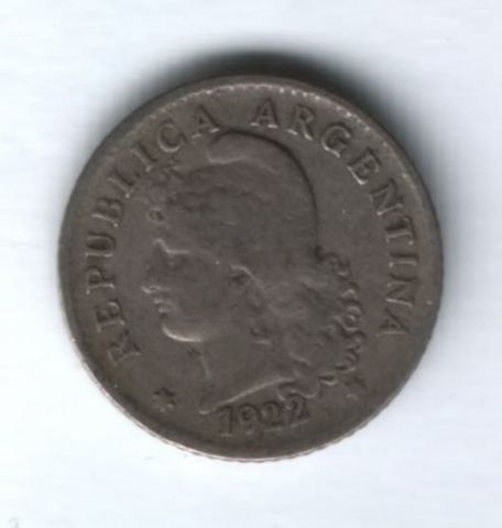 5 сентаво 1922 г. Аргентина
