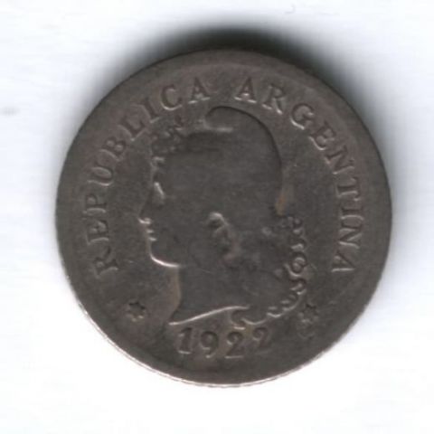 10 сентаво 1922 г. Аргентина