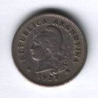 10 сентаво 1937 г. Аргентина