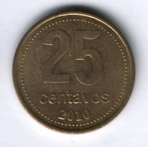 25 сентаво 2010 г. Аргентина