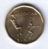 20 песо 1978 г. Аргентина, Чемпионат мира по футболу