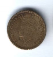 5 центов 1950 г. Гонконг