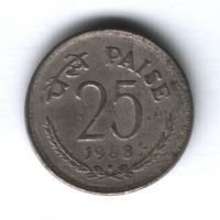 25 пайсов 1988 г. Индия