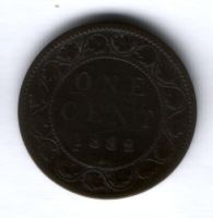 1 цент 1882 г. Канада