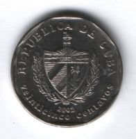 25 сентаво 2002 г. Куба