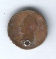 1/4 реала 1863 г. Мексика