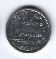 1 франк 1999 г. Французская Полинезия