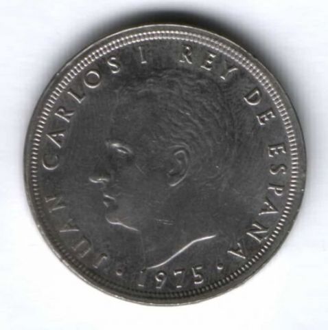 50 песет 1975 г. Испания AUNC