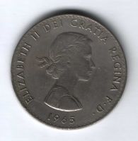 1 крона 1965 г. Великобритания, Черчиль