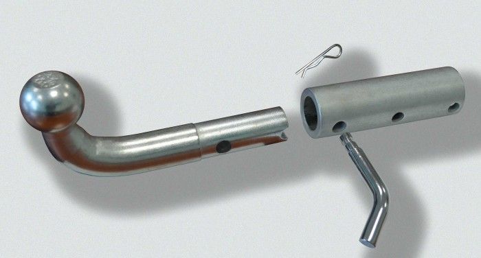 Фаркоп TAVIALS для TOYOTA CAMRY (V30) (седан)  2002-2006 (С БЫСТРОСЪЕМНЫМ ШАРОМ)