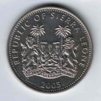 1 доллар 2005 г. Сьерра-Леоне, Папа Римский Иоанн Павел II
