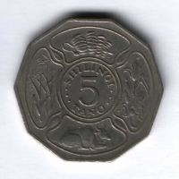 5 шиллингов 1987 г. Танзания