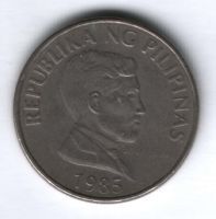 1 песо 1985 г. Филиппины