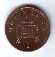 1 пенни 2007 г. Великобритания