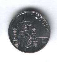 1 песета 2001 г. Испания