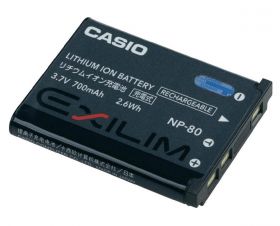 Аккумулятор Casio Exilim NP 80