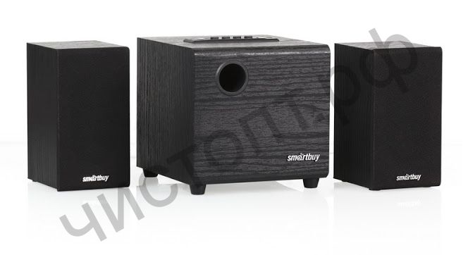 Актив.колонки 2.1 SmartBuy® SPARTA, MP3, FM, корпус МДФ, черн (SBA-200)