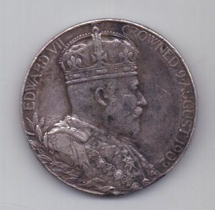 медаль 1902 г. Великобритания