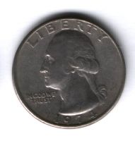 1/4 доллара 1974 г. США