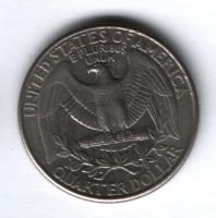 1/4 доллара 1997 г. США, P