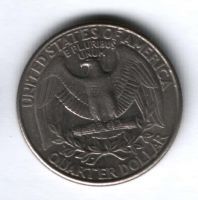 1/4 доллара 1997 г. США, P