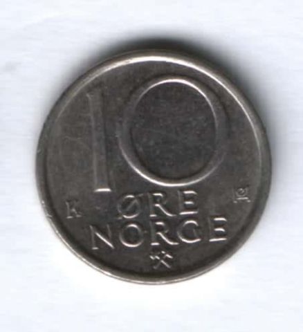 10 эре 1987 г. Норвегия