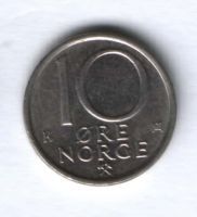 10 эре 1987 г. Норвегия