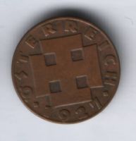 2 гроша 1927 г. Австрия