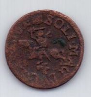 1 солид 1661 г. Литва. Польша