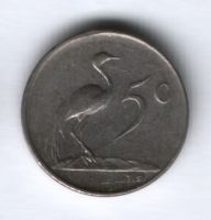 5 центов 1977 г. ЮАР