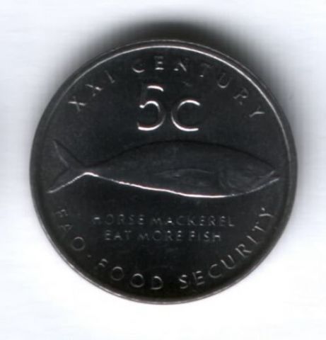 5 центов 2000 г. Намибия