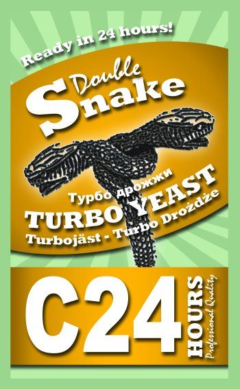Турбо дрожжи Double Snake C24, 175гр
