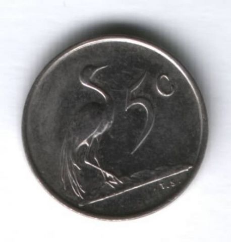 5 центов 1974 г. ЮАР