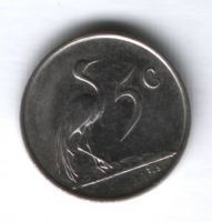 5 центов 1974 г. ЮАР