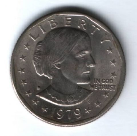 1 доллар 1979 г. США, D