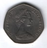 50 пенсов 1973 г. Великобритания, Вступление в ЕЭС