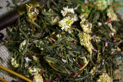 Чай зелёный ароматизированный Улыбка гейши