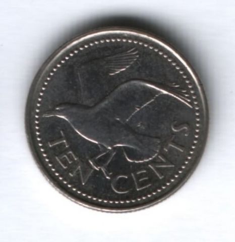 10 центов 2003 г. Барбадос