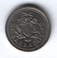 10 центов 2003 г. Барбадос