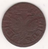 Деньга 1704 г. Петр I