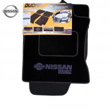 Коврики Nissan Qashqai I от 2006 - 2013 в салон ворсовые Duomat (Польша) - 4 шт. Черный