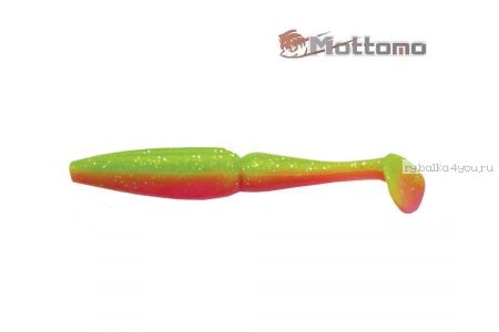 Виброхвост Mottomo Zander 8см Chartreuse Orange 6шт.