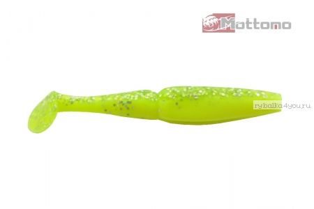 Виброхвост Mottomo Zander 8см Chartreuse Shadow 6шт.